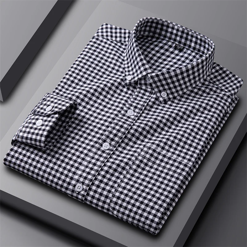 Harry Regular Fit Oxford Shirt | Striped Button-Down Collar Shirt - Image 12