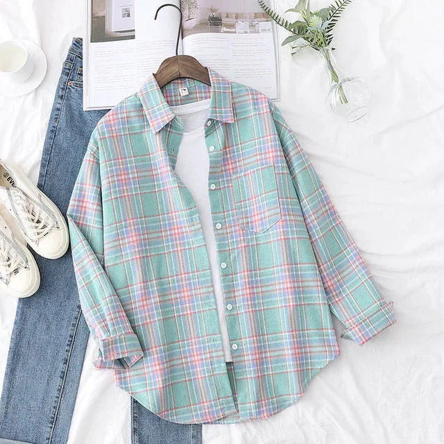 Ida Blouse | Casual Checked Shirt for Women - Image 2