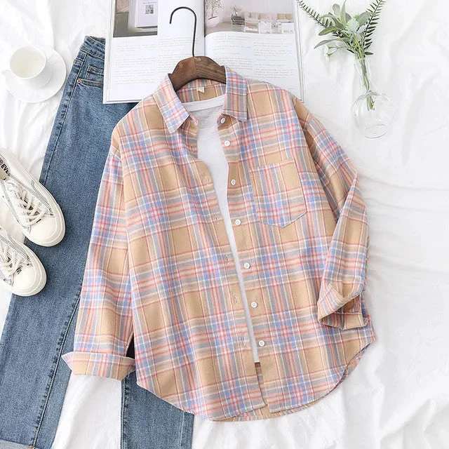 Ida Blouse | Casual Checked Shirt for Women - Image 5