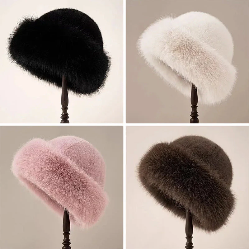 Ieva Hat | Women’s Faux Fur Warm Winter Hat - Image 5