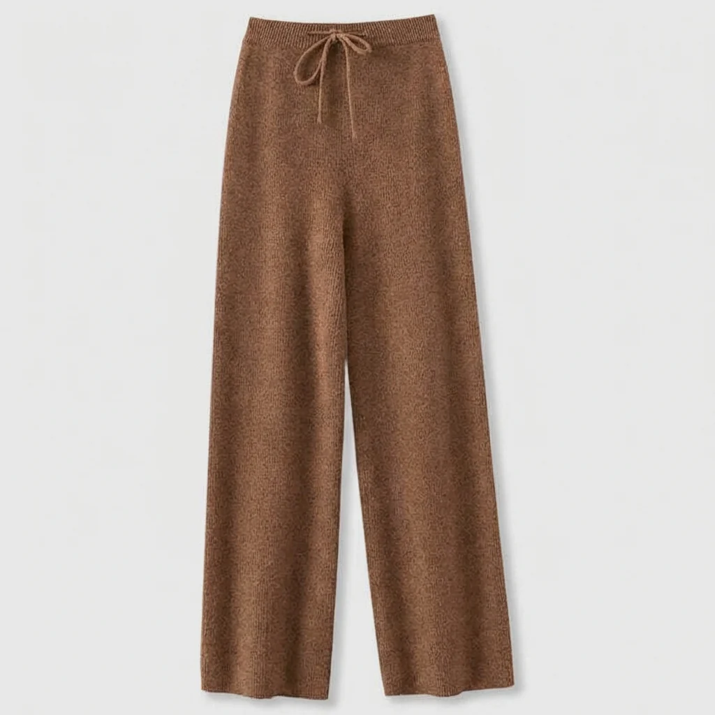 Ieva Pants | Women’s Cashmere Wide-Leg Pants - Image 2