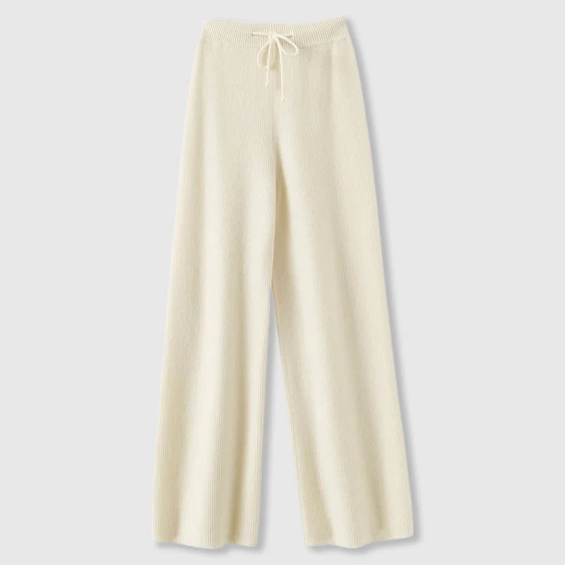 Ieva Pants | Women’s Cashmere Wide-Leg Pants - Image 4