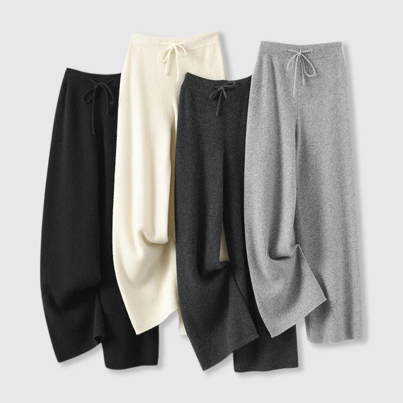 Ieva Pants | Women’s Cashmere Wide-Leg Pants - Image 6