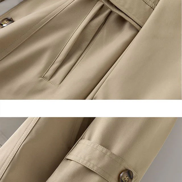 Ieva Trench Coat | Women’s Double-Breasted Classic Trench Coat - Image 5