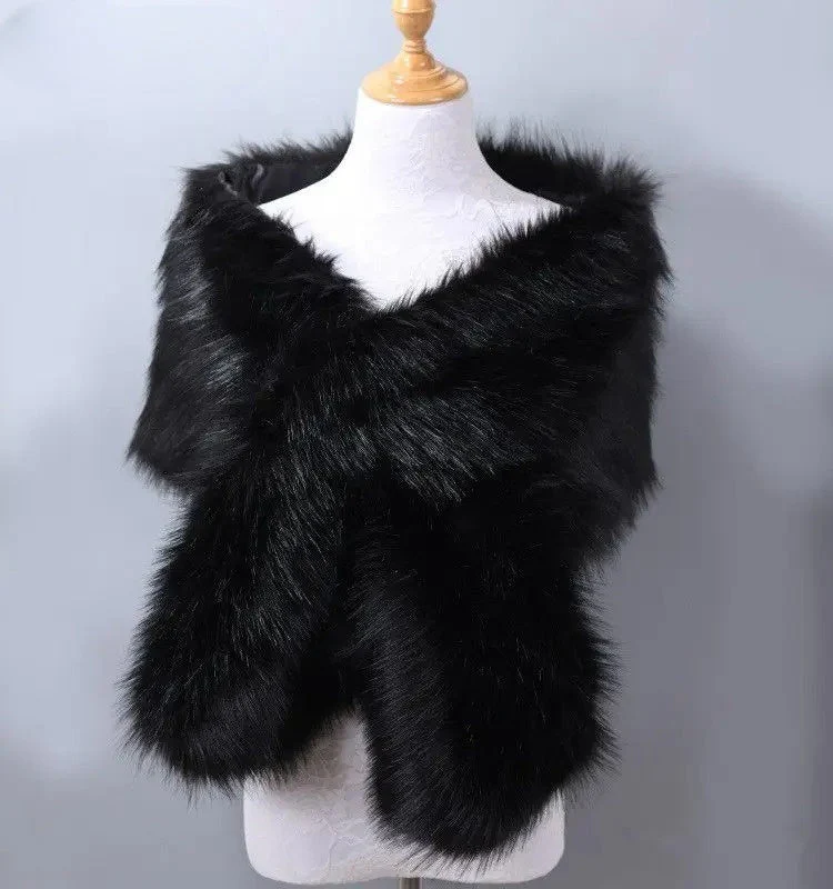 Isabella Plush Draped Shawl | Wrap Style Open Front Shawl - Image 7