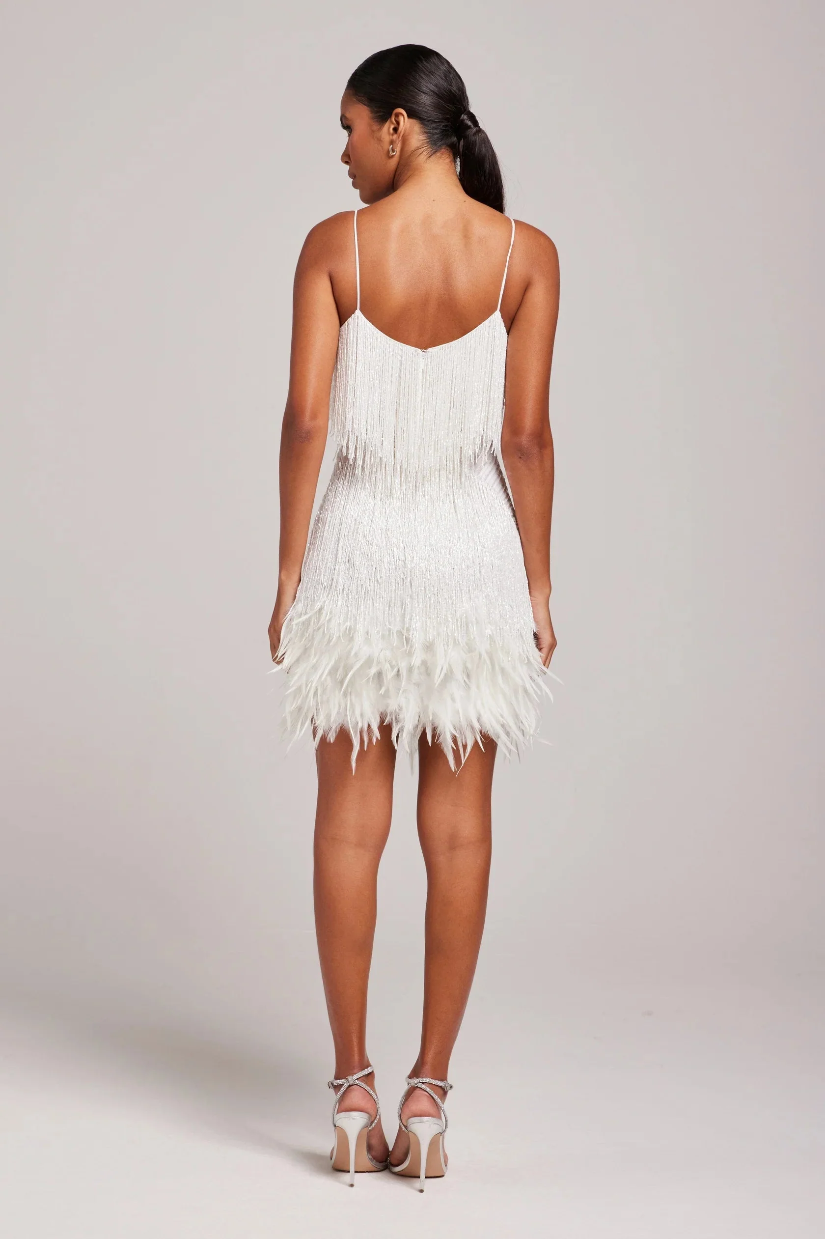 Isabella Sheath Dress | V-Neck Sleeveless Mini Dress - Image 4
