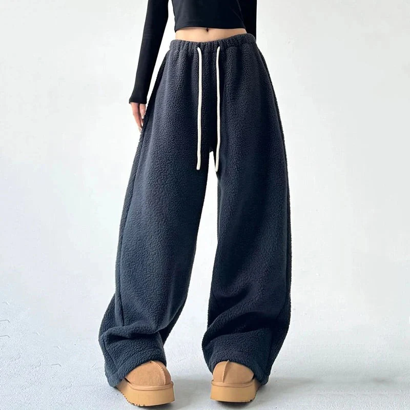 Isla Wide-Leg Sweatpants | Drawstring Waist Sweatpants