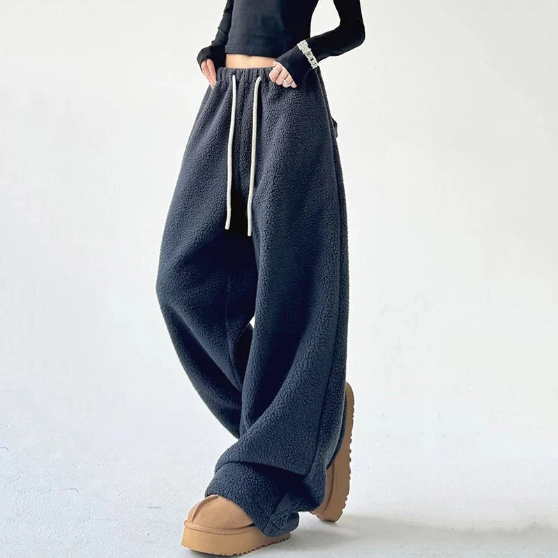 Isla Wide-Leg Sweatpants | Drawstring Waist Sweatpants - Image 2