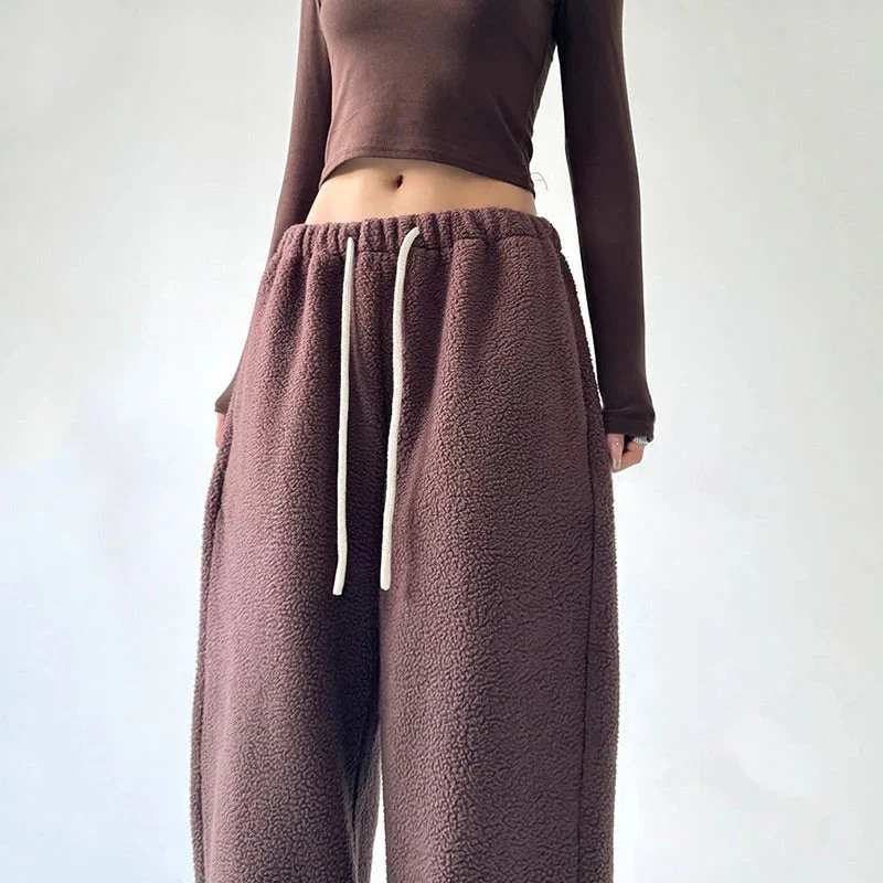 Isla Wide-Leg Sweatpants | Drawstring Waist Sweatpants - Image 4