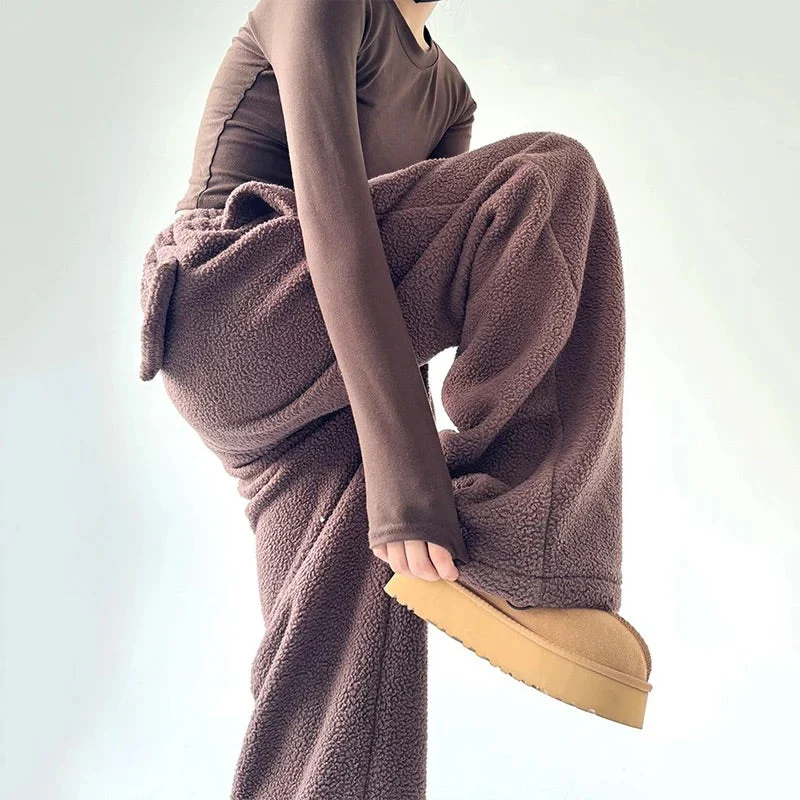 Isla Wide-Leg Sweatpants | Drawstring Waist Sweatpants - Image 5