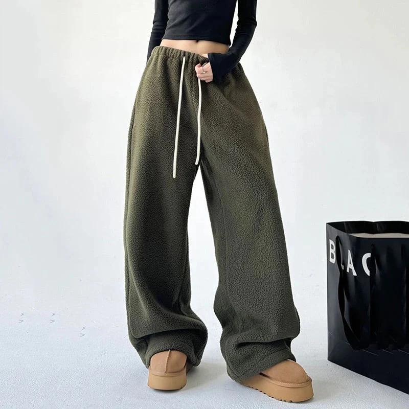 Isla Wide-Leg Sweatpants | Drawstring Waist Sweatpants - Image 6