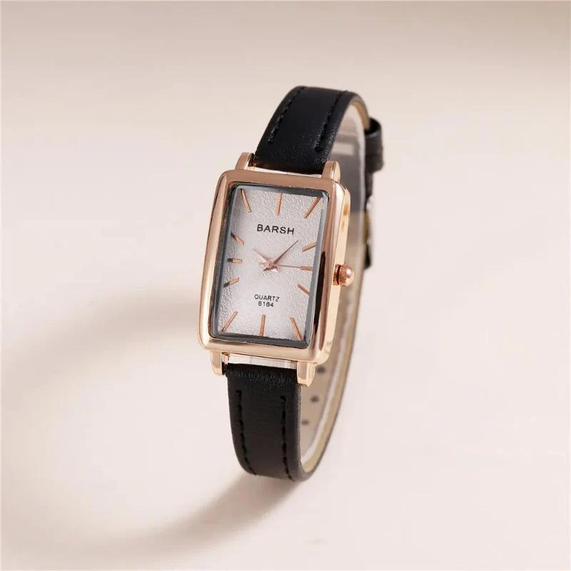 Isla Slim Fit Rectangular Wristwatch | Solid Wrist-Length Wristwatch - Image 3