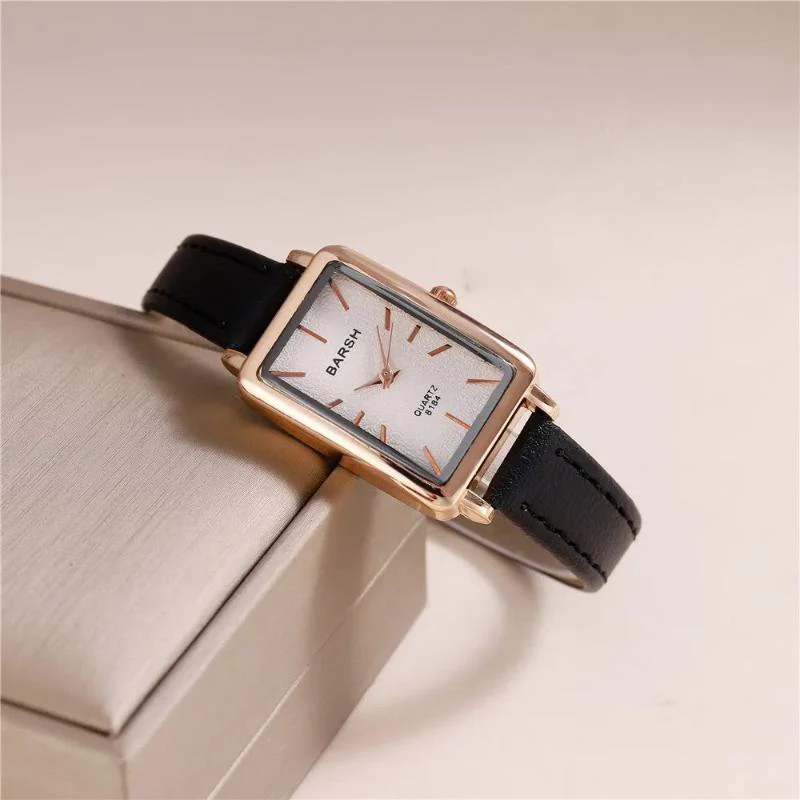 Isla Slim Fit Rectangular Wristwatch | Solid Wrist-Length Wristwatch - Image 4