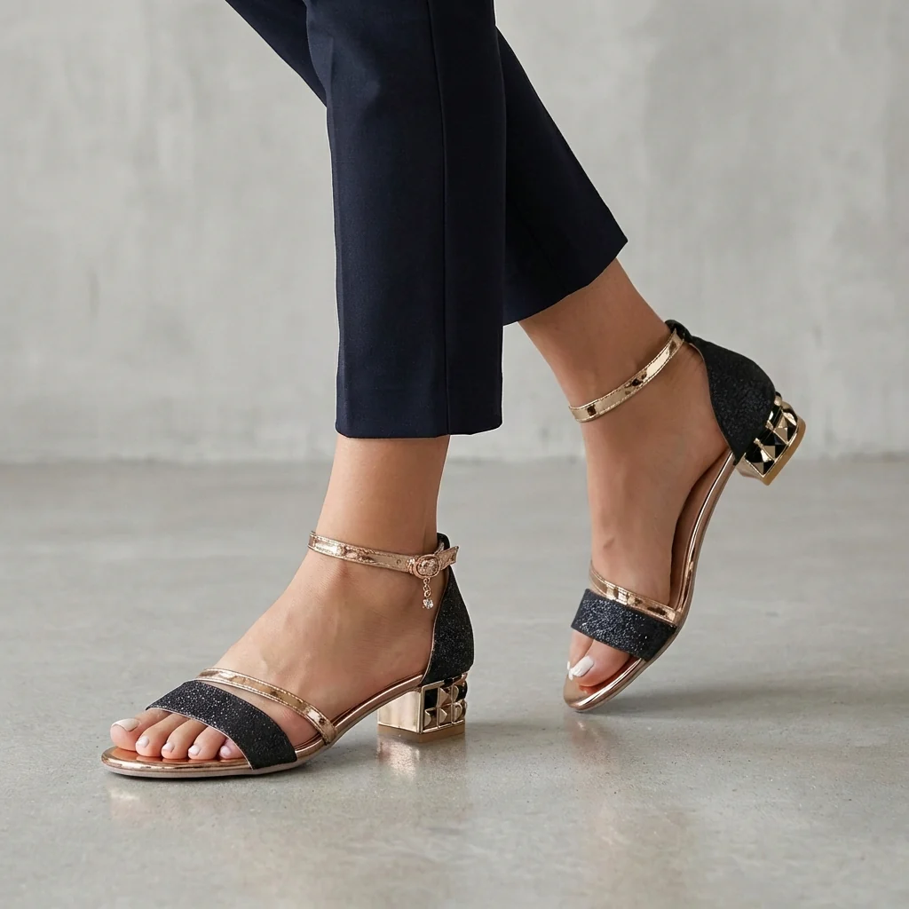 Isla Orthopedic Heeled Sandals | Ankle Strap Open Toe Sandals