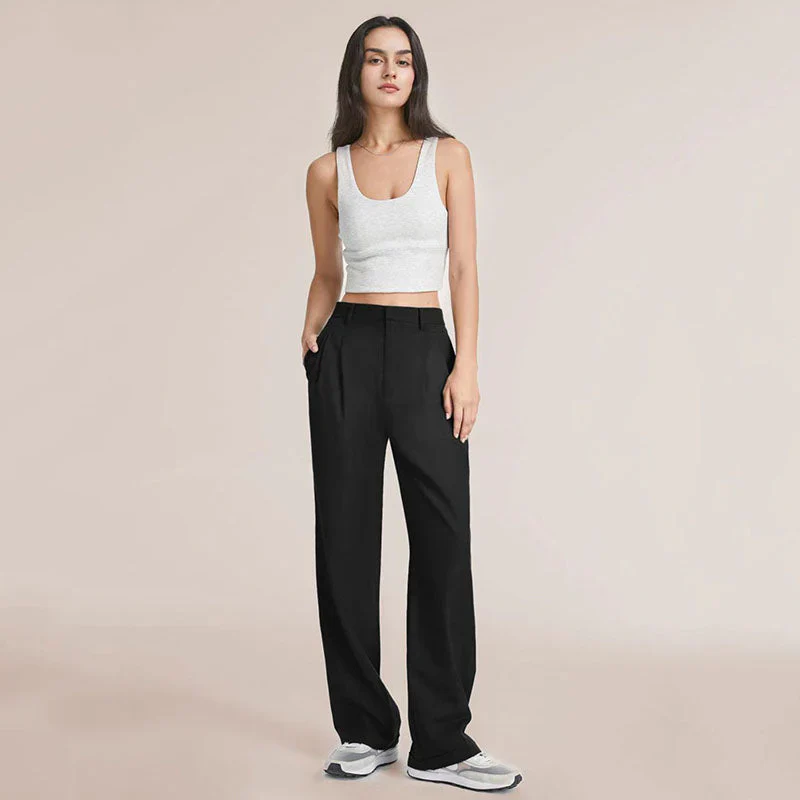 Ivy Trousers | High Waist Wide-Leg Tailored Pants - Image 7