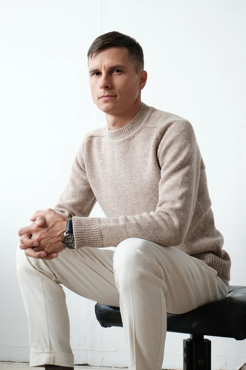 James Pullover | Warm Knitted Pullover - Image 4