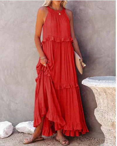 Jasmina Dress | Women's Summery Loose Maxi Dress - Image 7