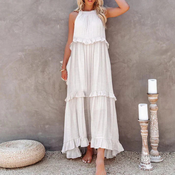 Jasmina Dress | Women's Summery Loose Maxi Dress - Image 8
