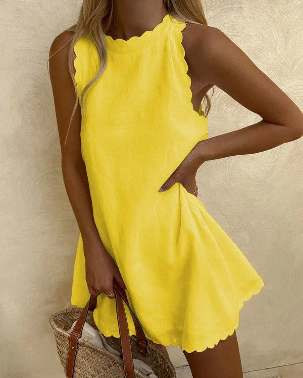 Karmen Dress | Chic Sleeveless Mini Dress - Image 3