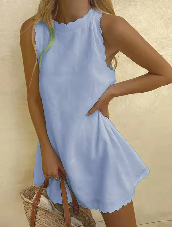 Karmen Dress | Chic Sleeveless Mini Dress - Image 7