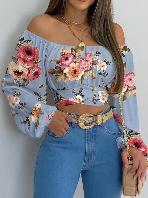 Luanne Blouse | Boho Off-Shoulder Blouse - Image 3