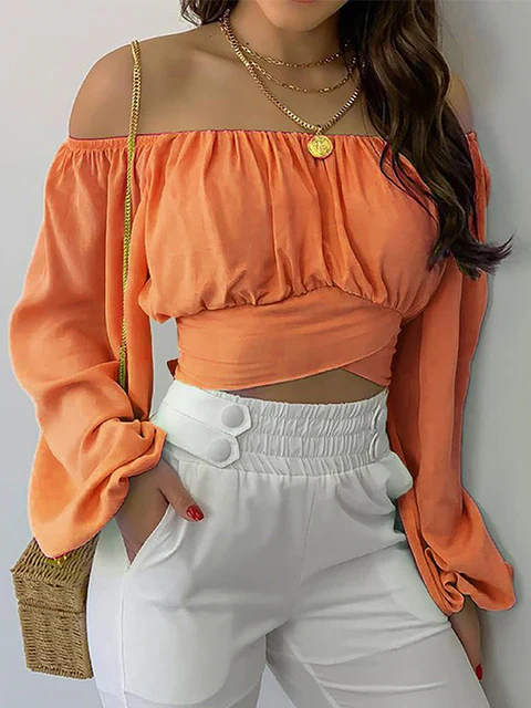 Luanne Blouse | Boho Off-Shoulder Blouse - Image 4