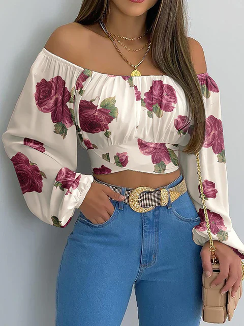 Luanne Blouse | Boho Off-Shoulder Blouse - Image 5