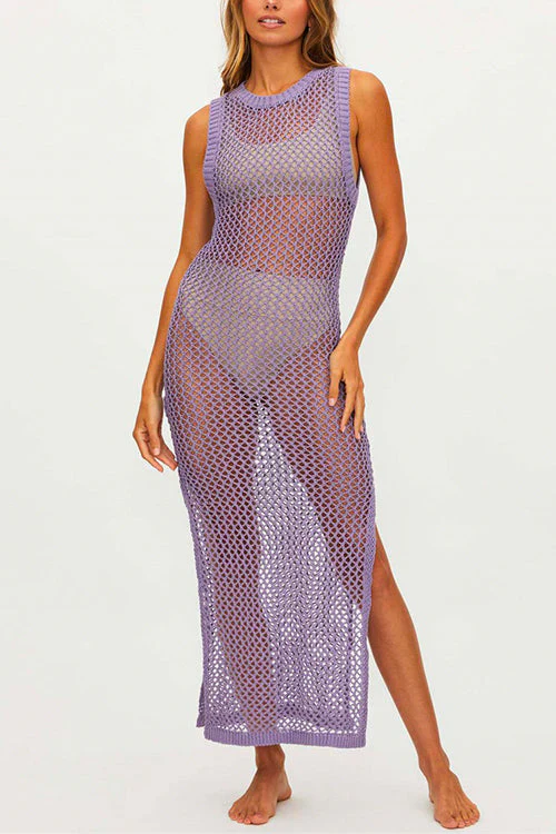 Luella Dress | Bikini Cover-Up Dress With Side Split - Image 4