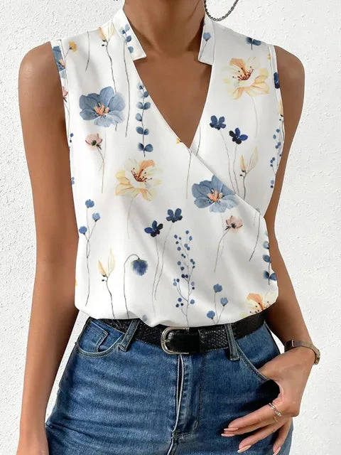 Mabel Top | Trendy V-neck Sleeveless Top - Image 5
