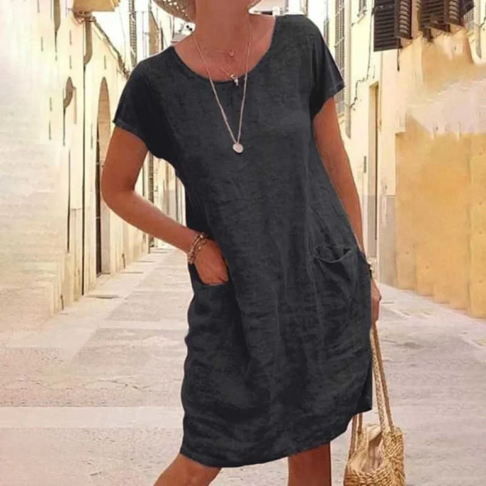 Macee Dress | Casual Knee-Length Summer Shirt Dress - Image 2