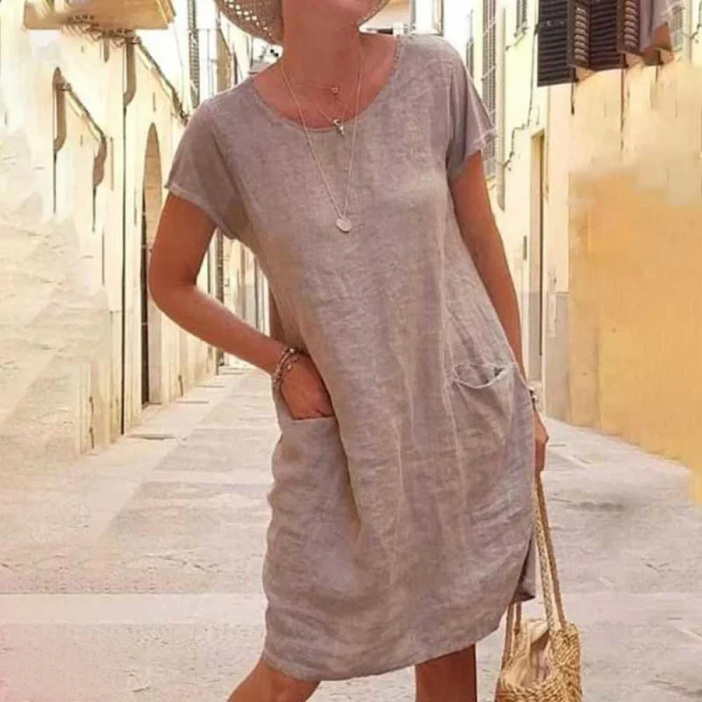 Macee Dress | Casual Knee-Length Summer Shirt Dress - Image 4
