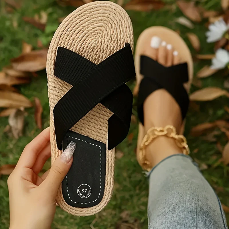 Maisha Sandals | Lightweight Cross Band Summer Sandals - Image 8