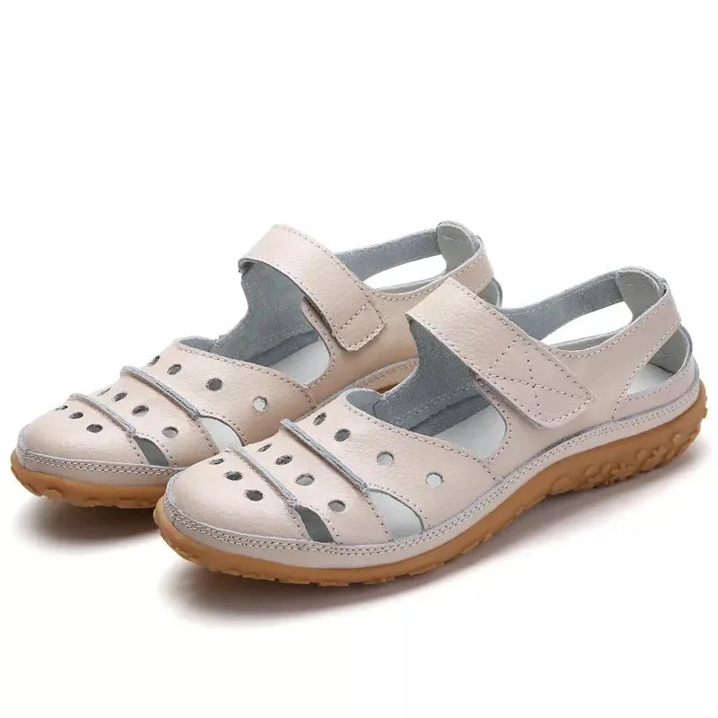Marlowe Sandals | Cushioned Insole Adjustable Velcro Sandals - Image 7