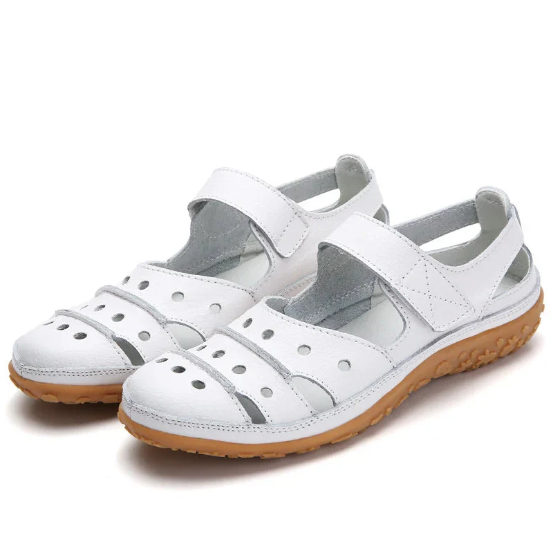Marlowe Sandals | Cushioned Insole Adjustable Velcro Sandals - Image 8