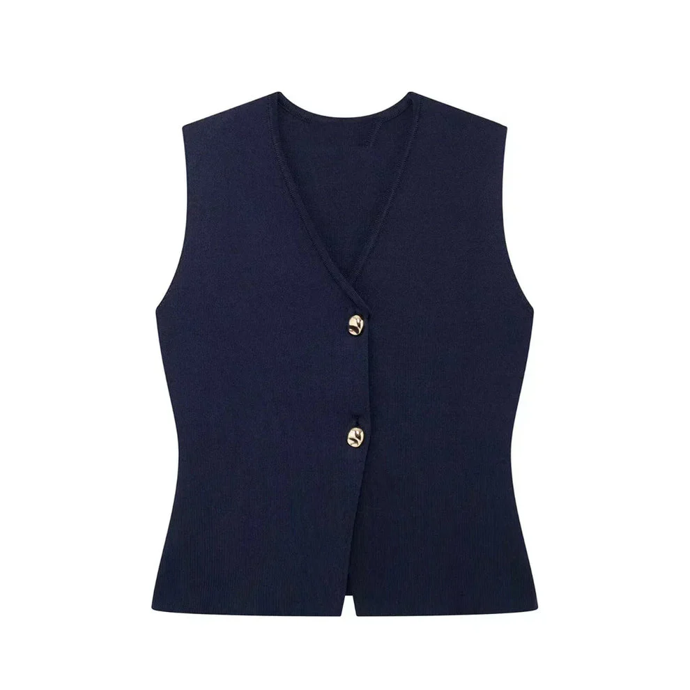 Matilda Top | Women's Sleeveless Gilet Top - Image 9