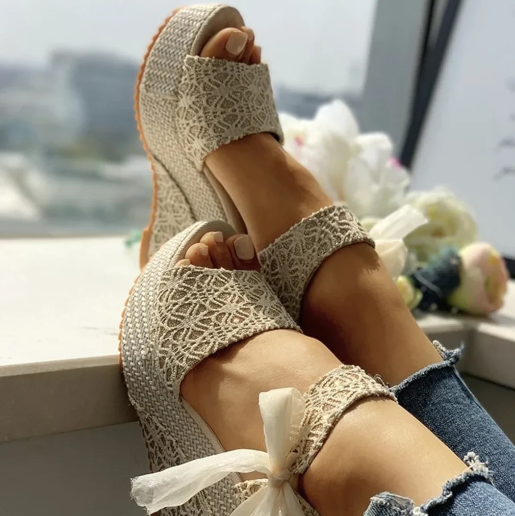 Mavis Sandals | Wedge Heel Summer Platform Sandals - Image 5
