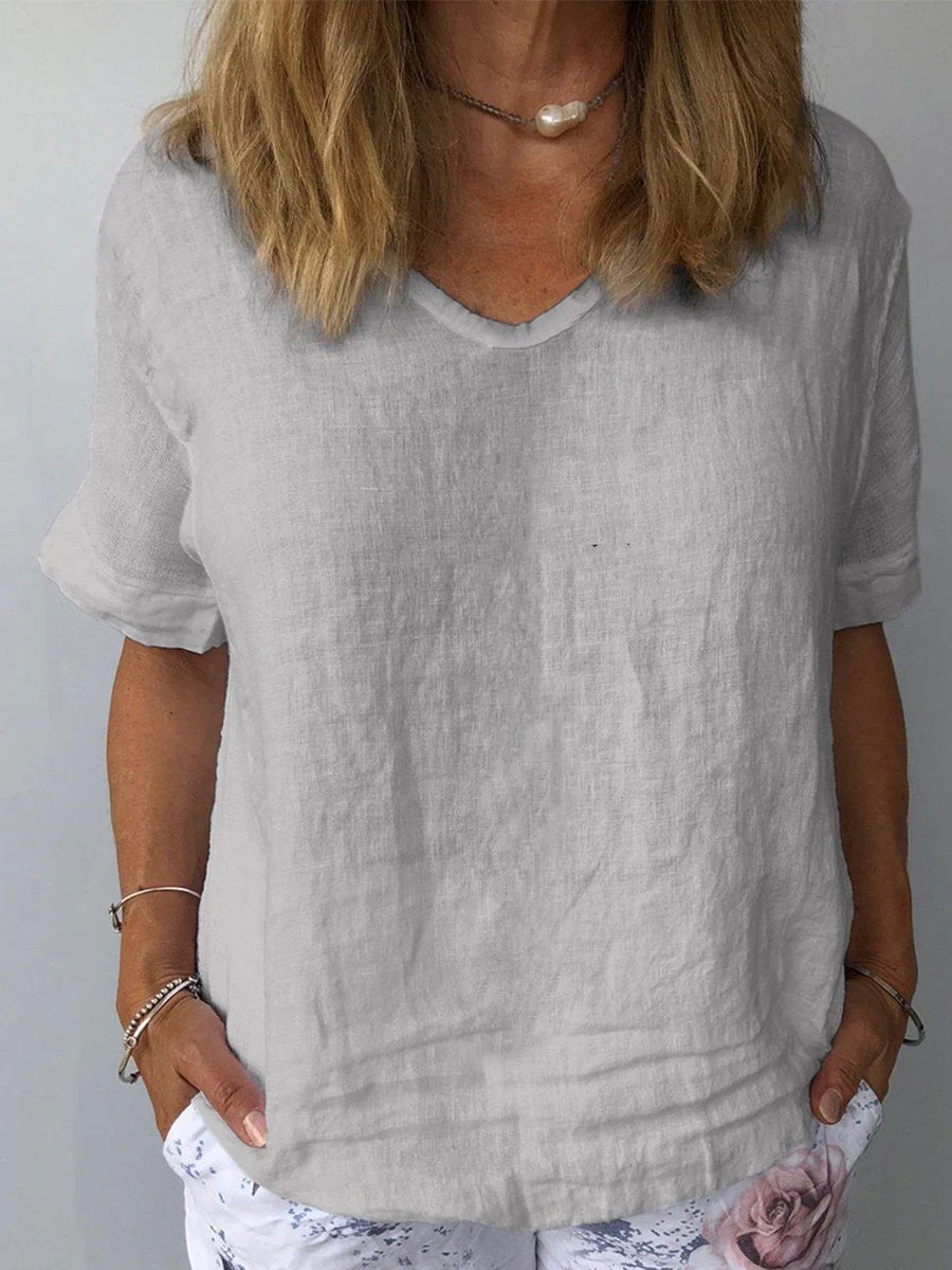 Naviya Top | Casual Cotton Linen Top - Image 4