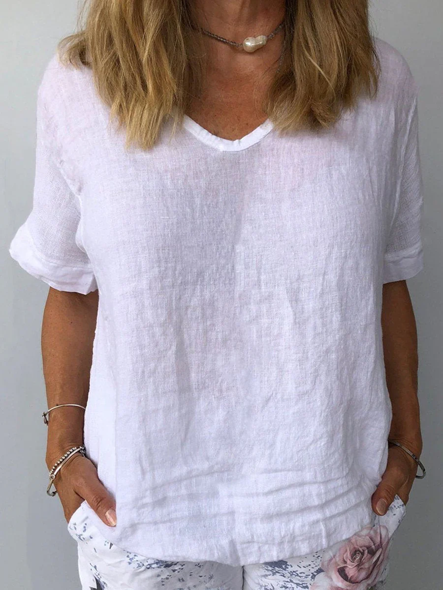 Naviya Top | Casual Cotton Linen Top - Image 5