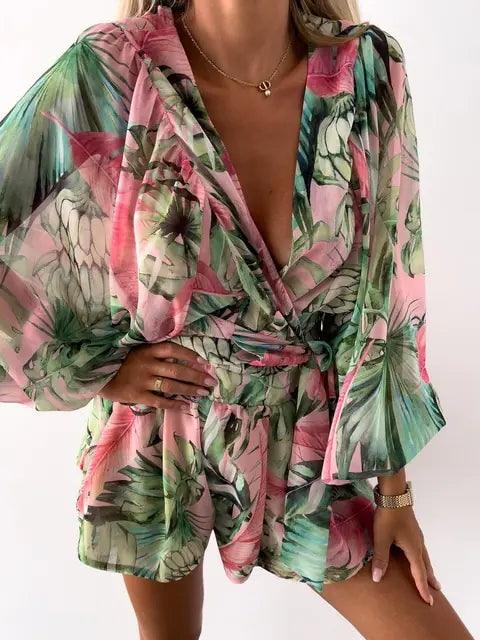 Nayra Romper | Boho Lace Playsuit - Summer Beach Romper - Image 11