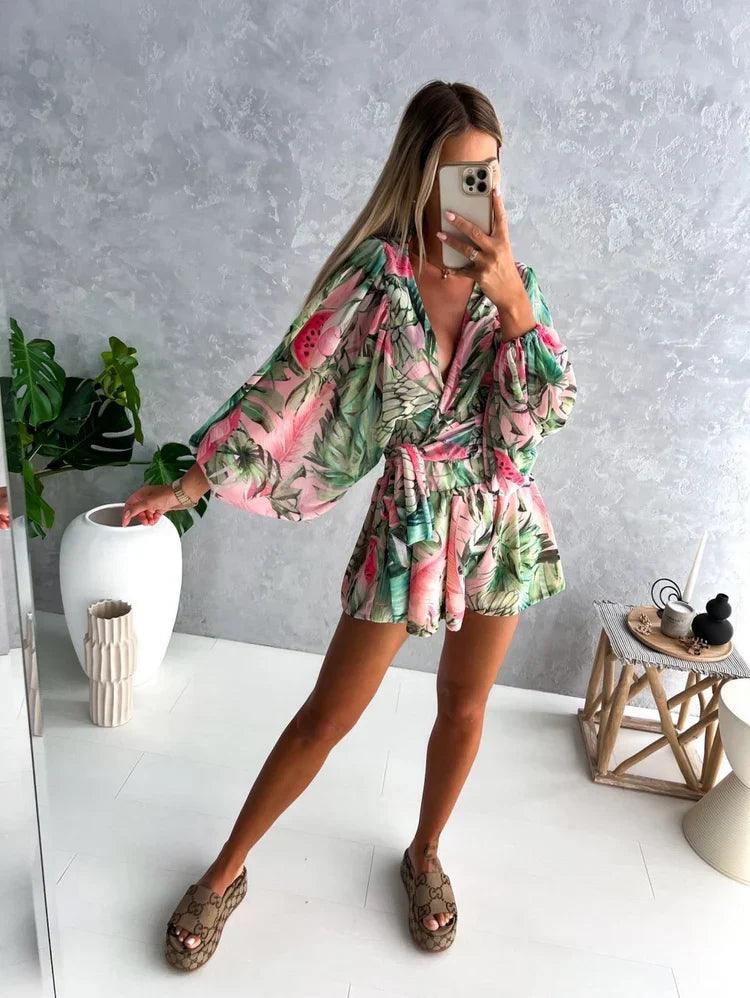 Nayra Romper | Boho Lace Playsuit - Summer Beach Romper - Image 14