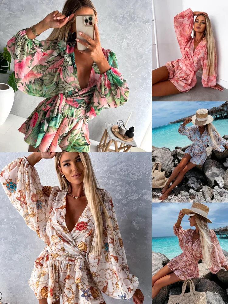 Nayra Romper | Boho Lace Playsuit - Summer Beach Romper - Image 15
