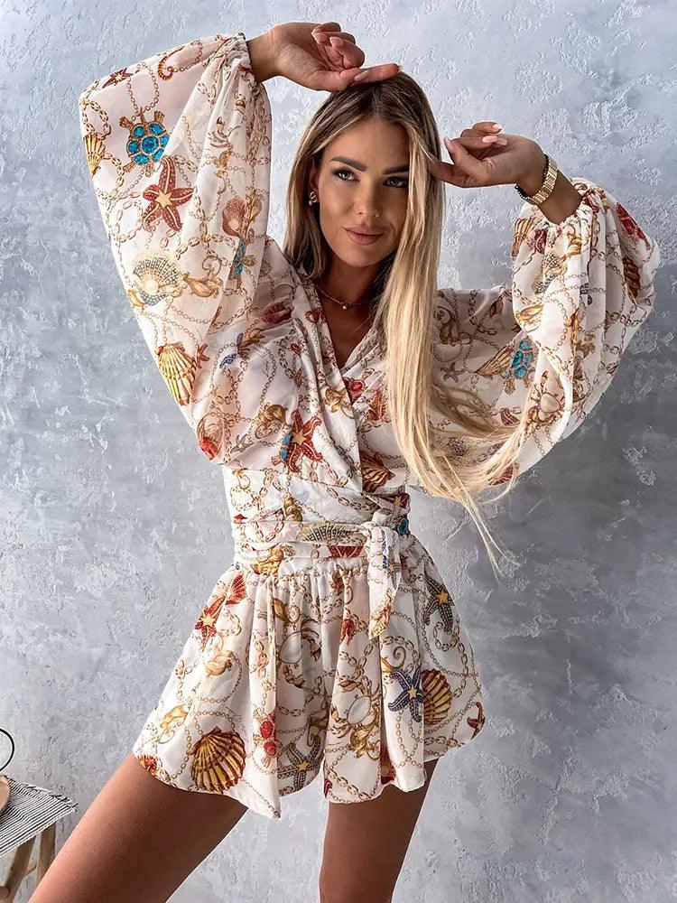 Nayra Romper | Boho Lace Playsuit - Summer Beach Romper - Image 5