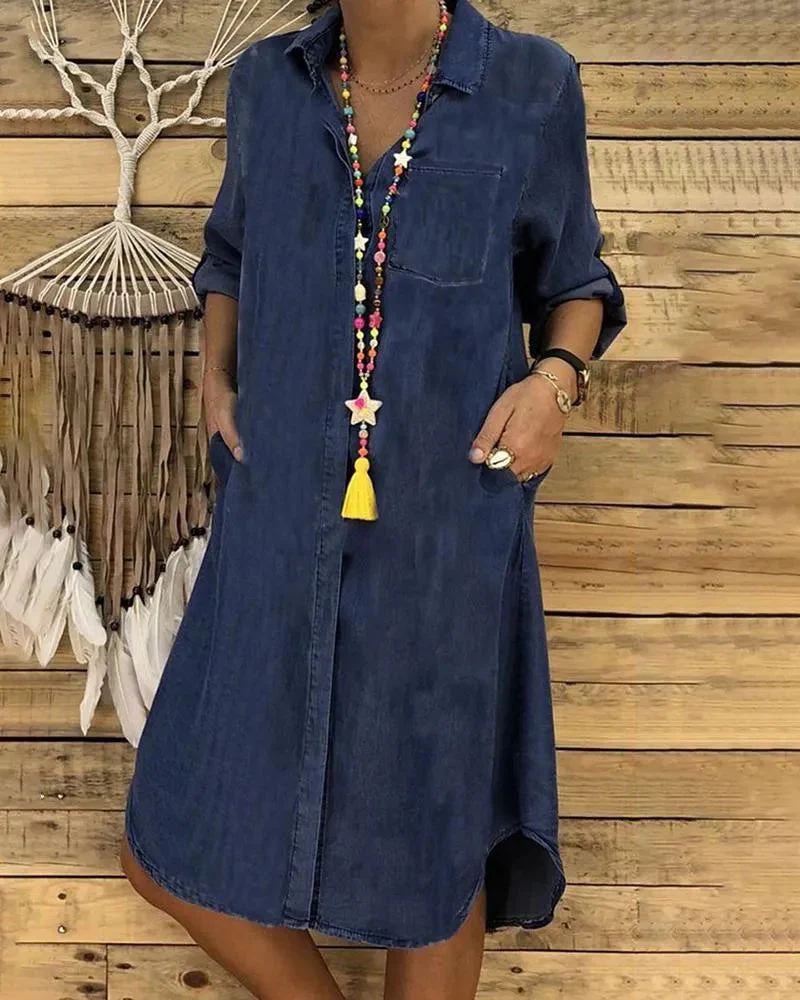 Nicole Dress | Casual Summer Denim Dress - Image 2