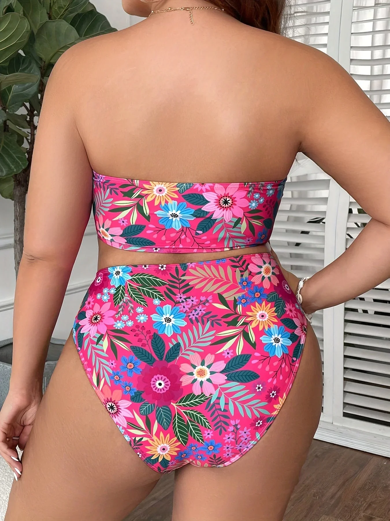 Oliana Bikini | Plus Size Tropical Bikini Set - Image 8