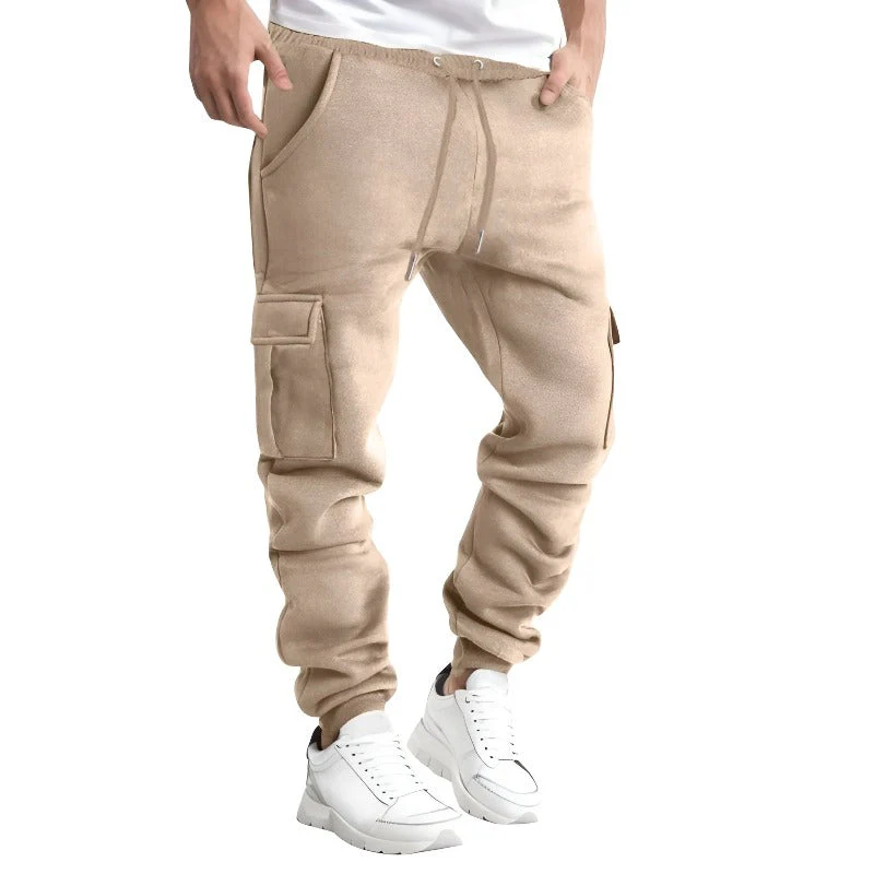 Oliver Relaxed Fit Cargo Joggers | Cargo Pockets Drawstring Waist Joggers - Image 5