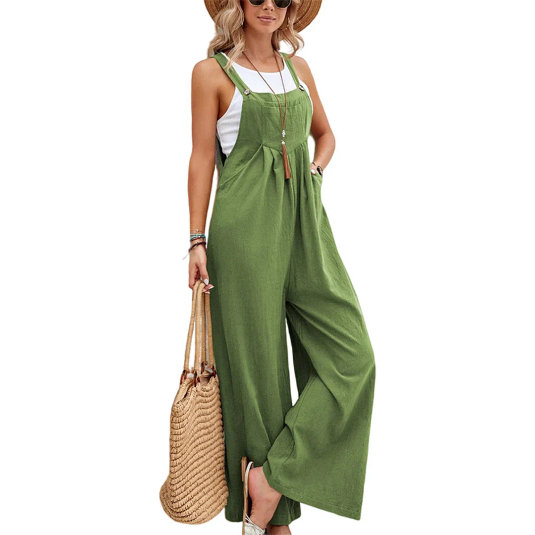 Olivia Jumpsuit | Sleeveless Wide-Leg Jumpsuit - Image 2