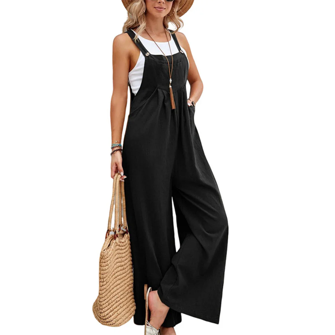 Olivia Jumpsuit | Sleeveless Wide-Leg Jumpsuit - Image 3