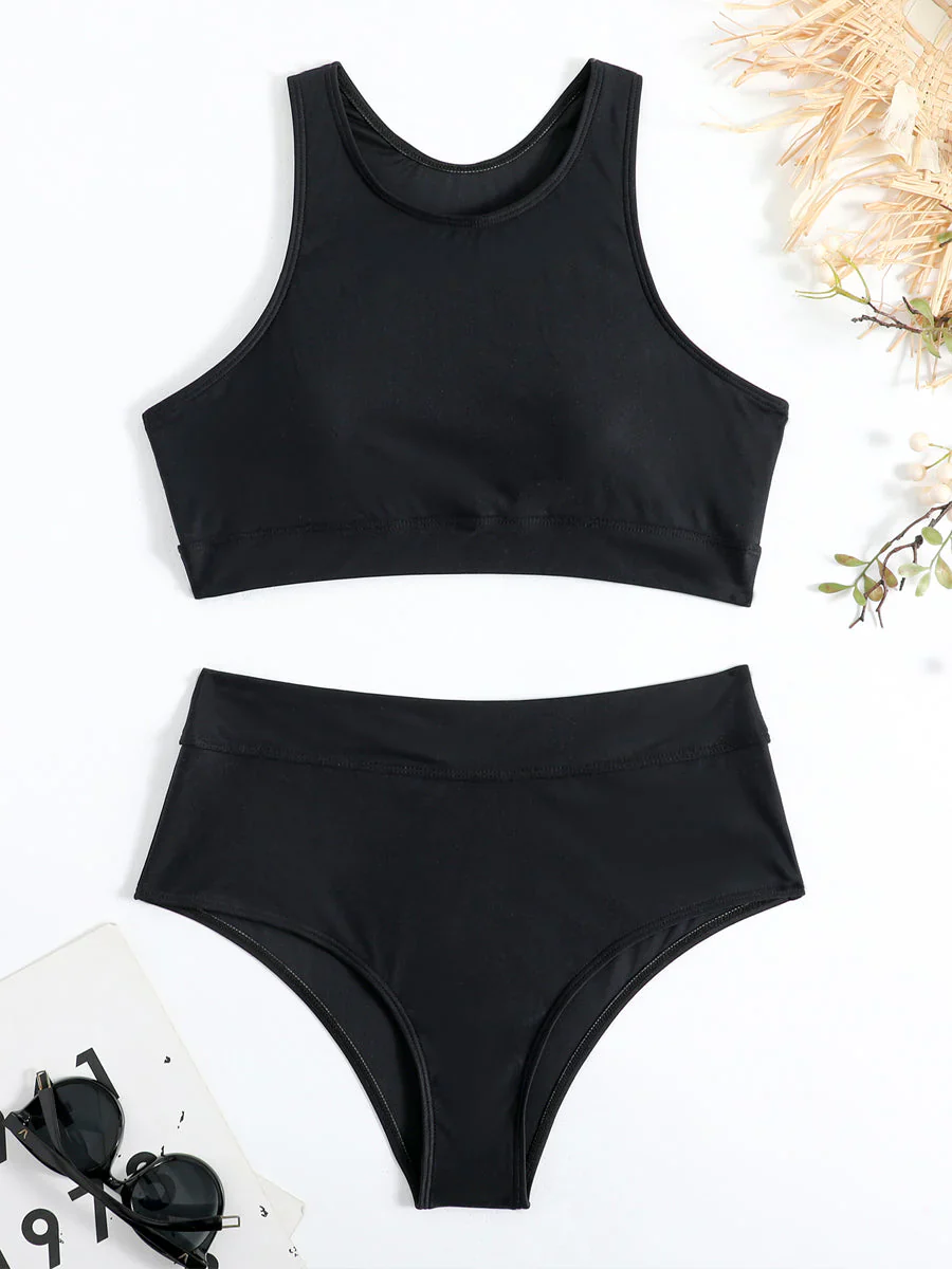 Orianna Bikinis | High Waist Elastic Waist Sporty Bikini - Image 6