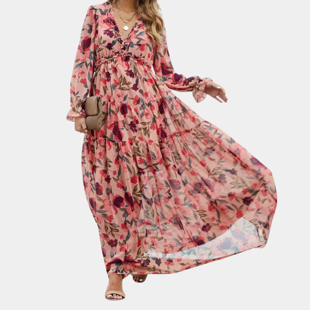 Oriona Dress | Floral Boho Maxi Dress - Image 2