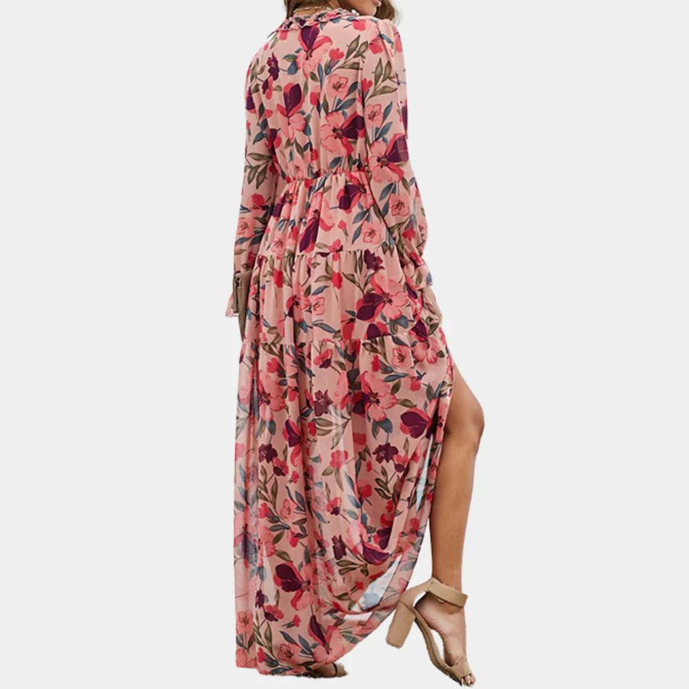 Oriona Dress | Floral Boho Maxi Dress - Image 4